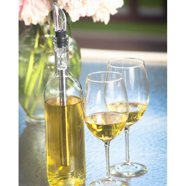 Wine Chiller Stick and Wine Pourer by VinoNinja VN_WCA Wine Chiller 3 in 1 Wine Aerator 